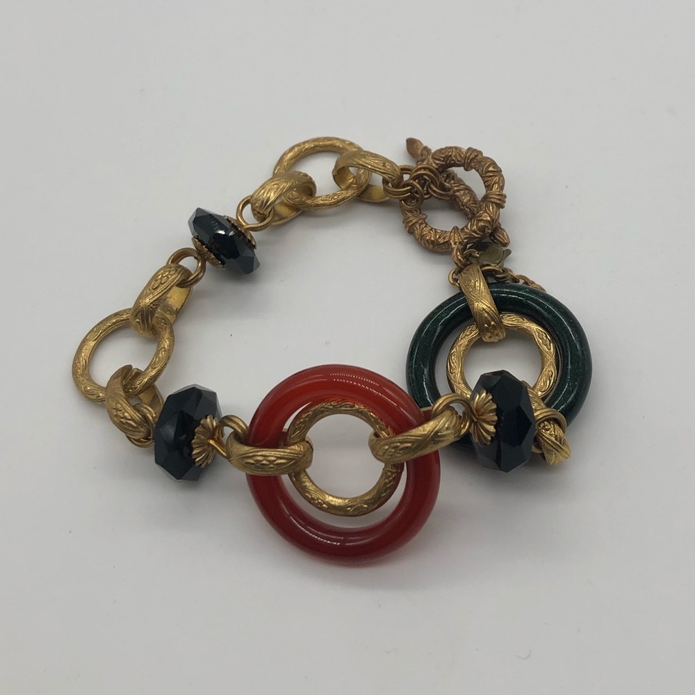 Custom Jewelry Bracelet w/ Gold tone